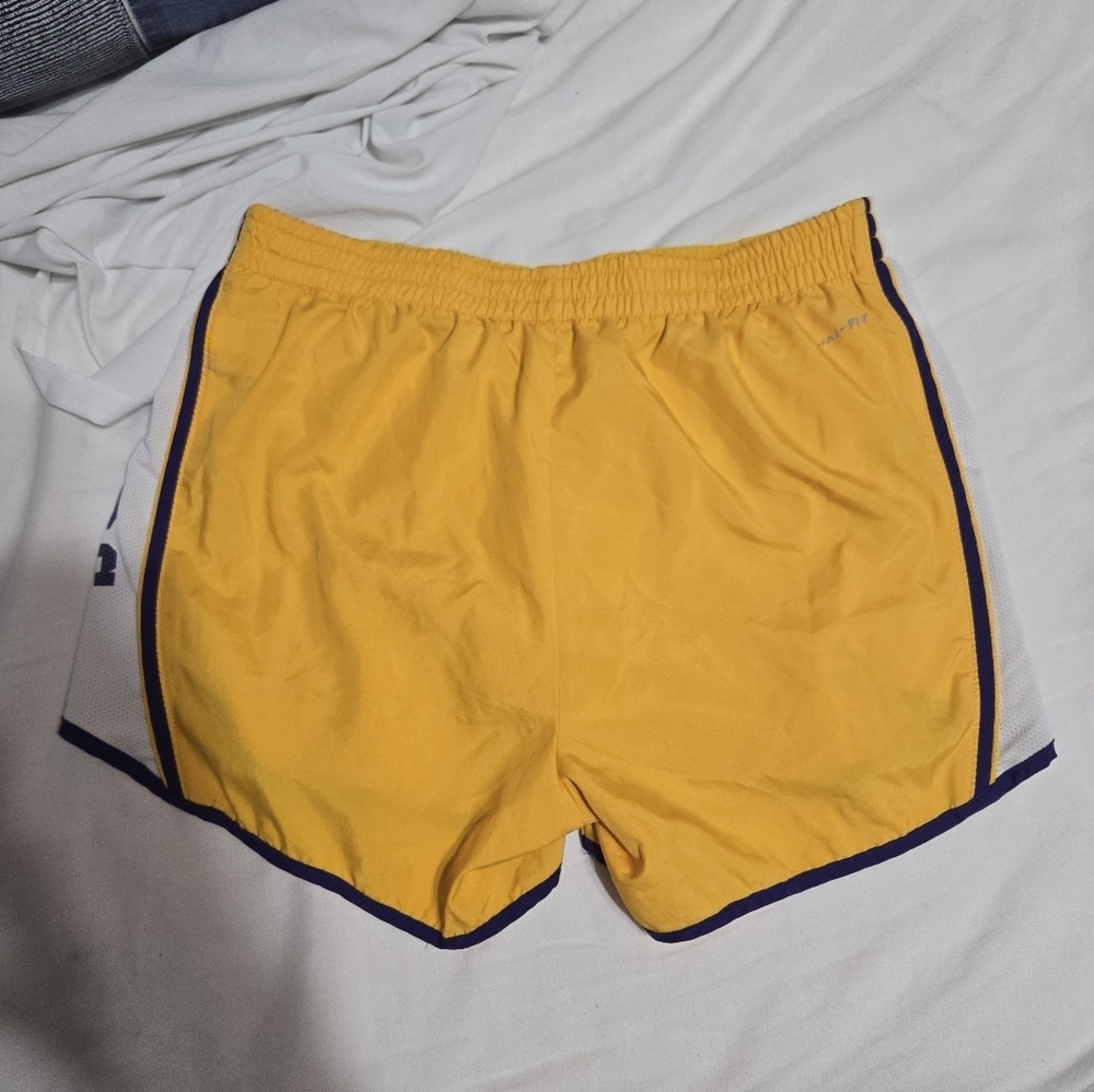 Nike LSU Tigers Athlethic Dri Fit Shorts sz M - Picture 4 of 7